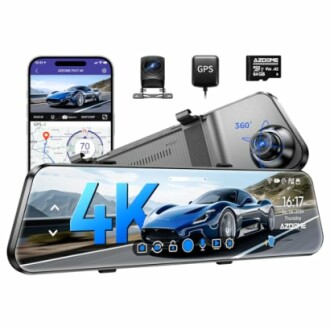 AZDOME PG17 4K WiFi Rear View Mirror Camera