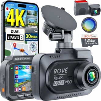 ROVE R2-4K Dual PRO Dash Cam