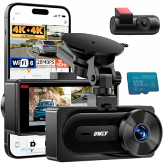 IIWEY Q7 4K+4K Dash Cam